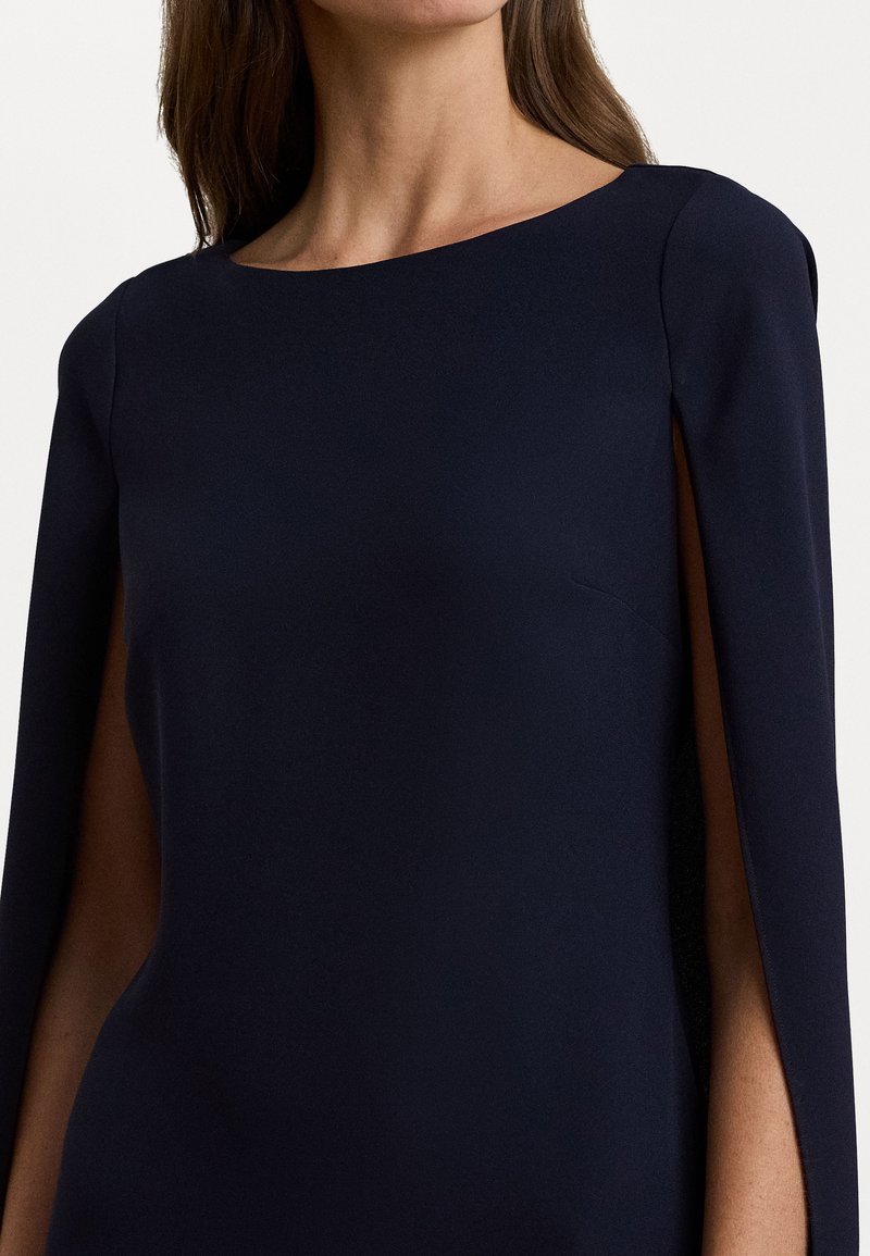 Lauren Ralph Lauren CAPE GEORGETTE COCKTAIL DRESS - Cocktailjurk -  lighthouse navy/donkerblauw