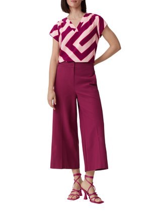 comma Bluse - beige   mehrfarbig   pink