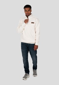 Wrong Friends GILROY HALF ZIP - Felpa - beige