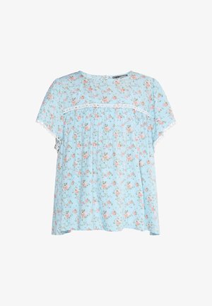 Bluză - hellblau blume