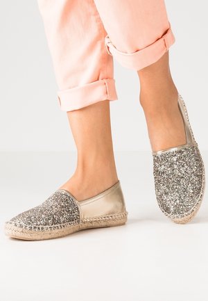 Espadrilles - gold-coloured