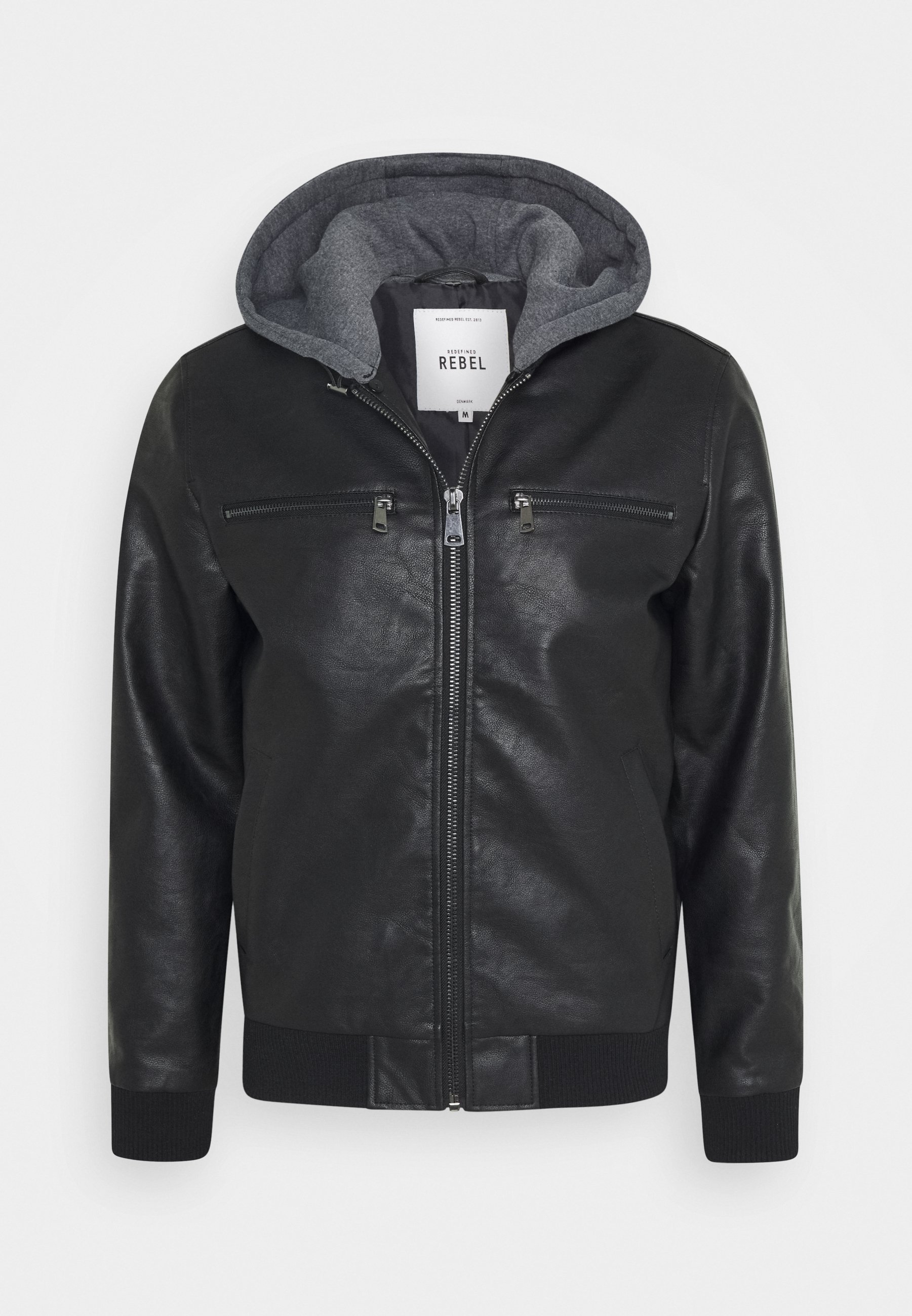 Redefined Rebel RAFAEL JACKET Imitert skinnjakke black Redefined Rebel RAFAEL JACKET Imitert skinnjakke black