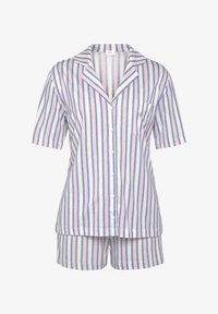 Non sélectionné, hellblau lila gestreift