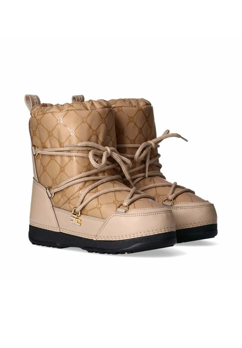 Elisabetta Franchi La Mia Bambina Stivaletti stringati beige