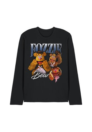 Disney, THE MUPPETS FOZZIE BEAR HOMAGE - Long sleeved top - black