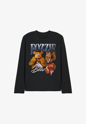 Disney, THE MUPPETS FOZZIE BEAR HOMAGE - Long sleeved top - black