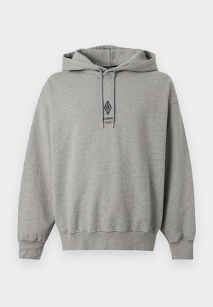 DIAMOND LOOSE HOODIE UNISEX - Jersey con capucha - grey melange