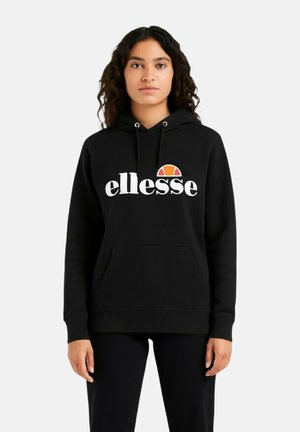 IMPRIMÉ - Sweat à capuche - noir