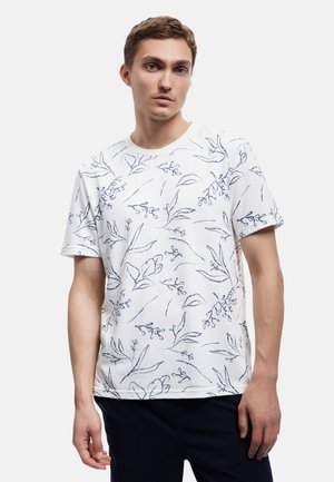 LEAF PATTERNED. - Camiseta estampada - light pink