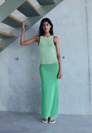 ZWEIFARBIGES LANGES - Maxikleid - green