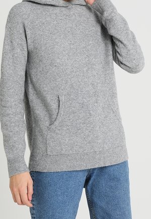 Sweat à capuche - mottled grey
