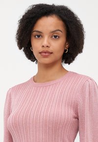 Vero Moda Petite VMTALIA O NECK - Pullover - rose elegance/silver-coloured