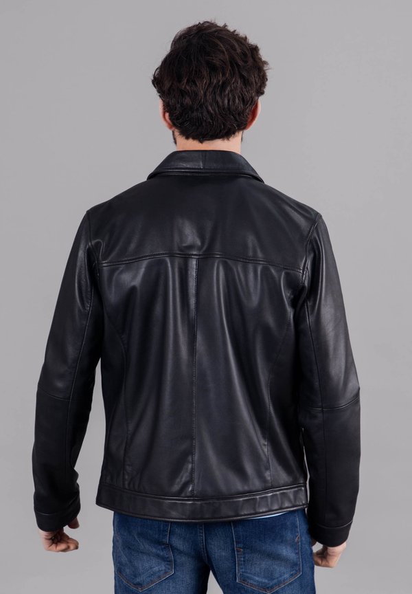 COLLARED RENWICK - Leather jacket3