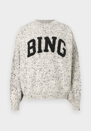 SYDNEY CREW BING - Πουλόβερ - white/black