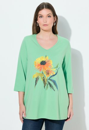 T-Shirt print - pale mint