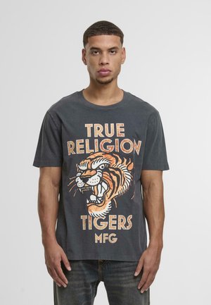 MFG TIGER VINTAGE - Print T-shirt - black
