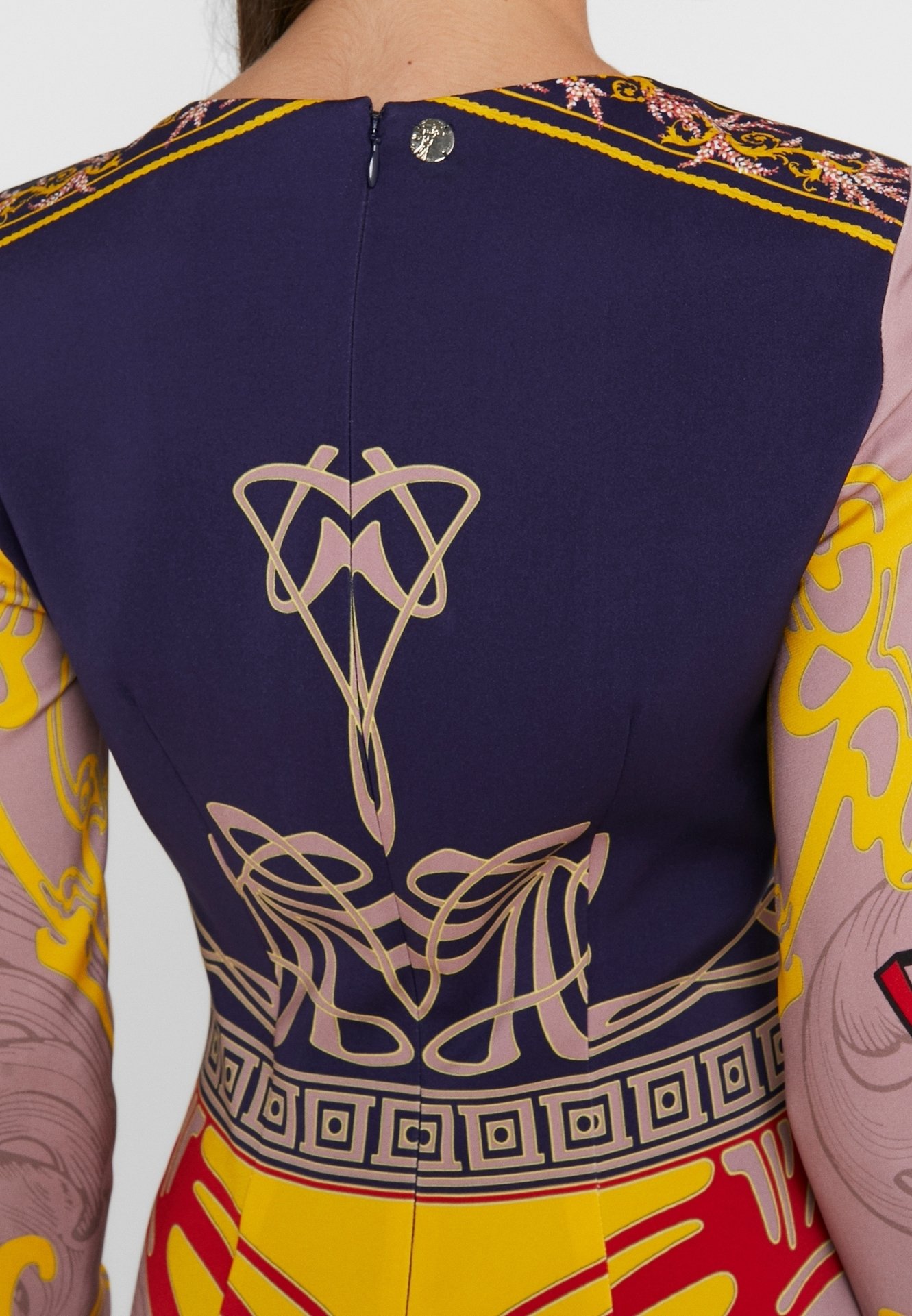 Versace Collection Shift dress - yellow - (Pre-owned) - Zalando