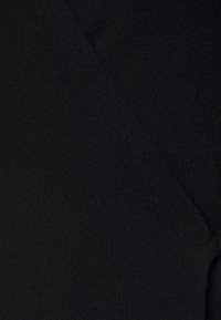 pure cashmere WRAP CARDIGAN - Casaco de malha - black