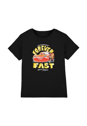 PIXAR CARS LIGHTNING MCQUEEN FOREVER FAST - Print T-shirt - black