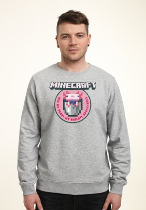 MINECRAFT AXOLOTL ADVENTURES - Sweatshirt - heather grey