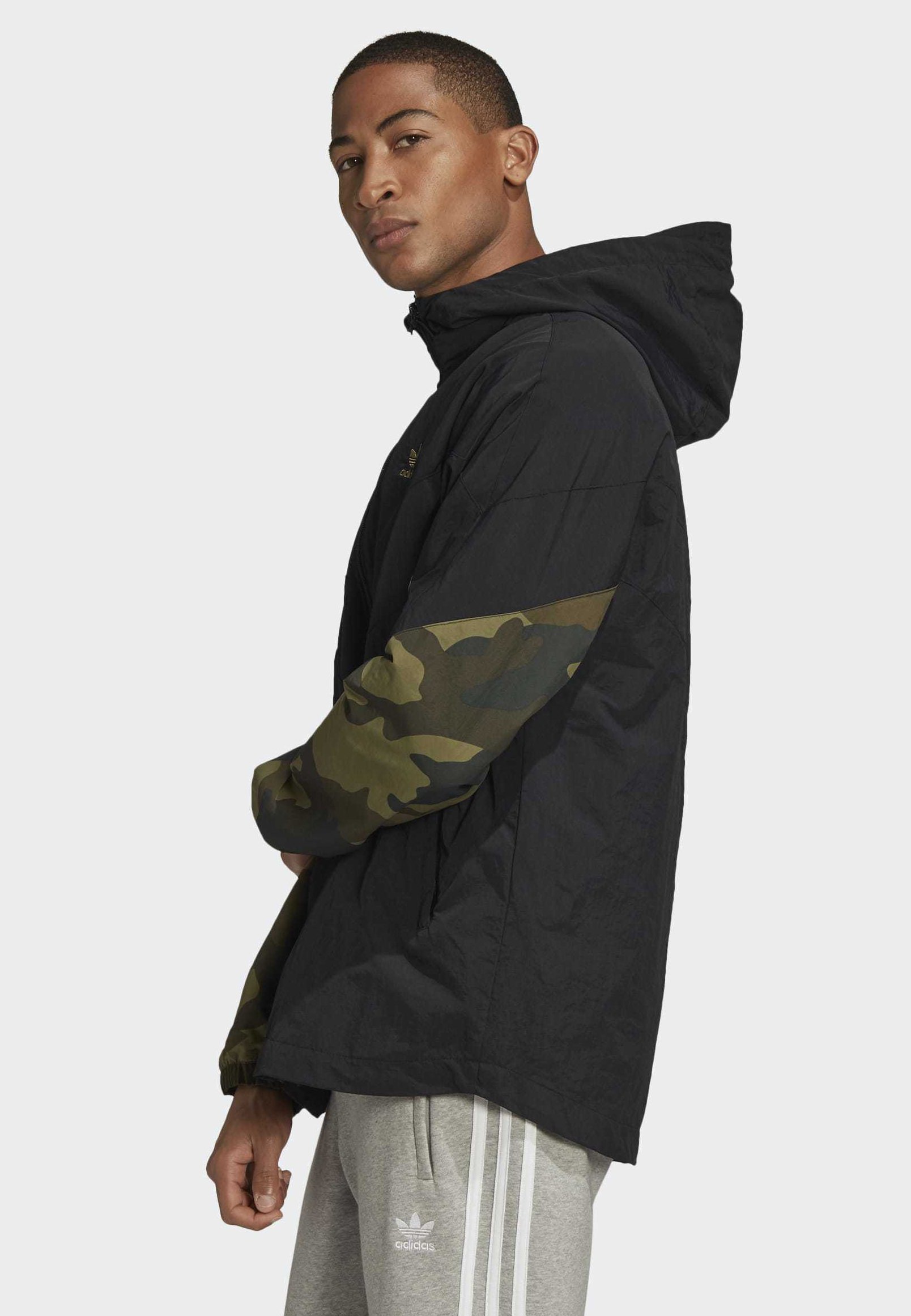 adidas Originals CAMOUFLAGE WINDBREAKER Lett jakke black adidas Originals CAMOUFLAGE WINDBREAKER Lett jakke black