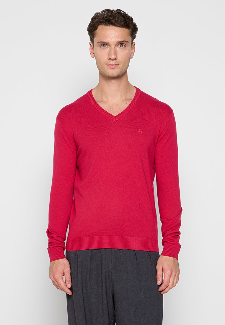 United Colors of Benetton Trui rood United Colors of Benetton Trui rood