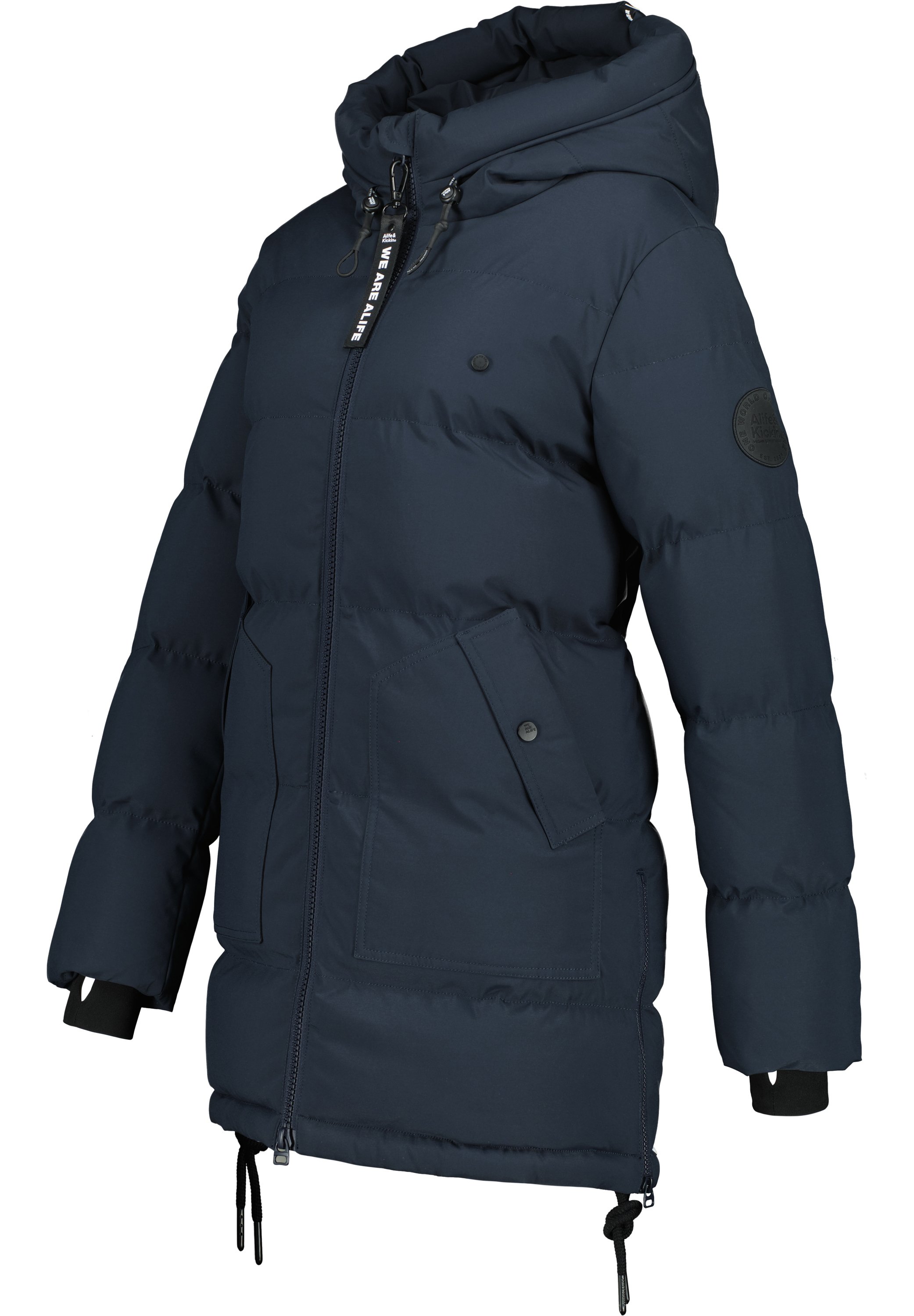 Manteau D'hiver Pour Femme Manches longues Chaud à Capuche Avec Poches
