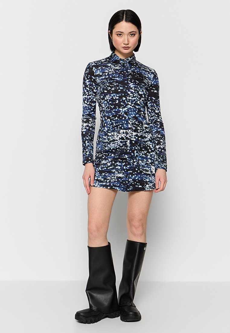 Diesel Blousejurk donkerblauw