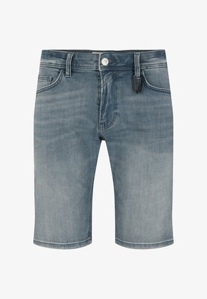 Denim shorts - blue grey denim