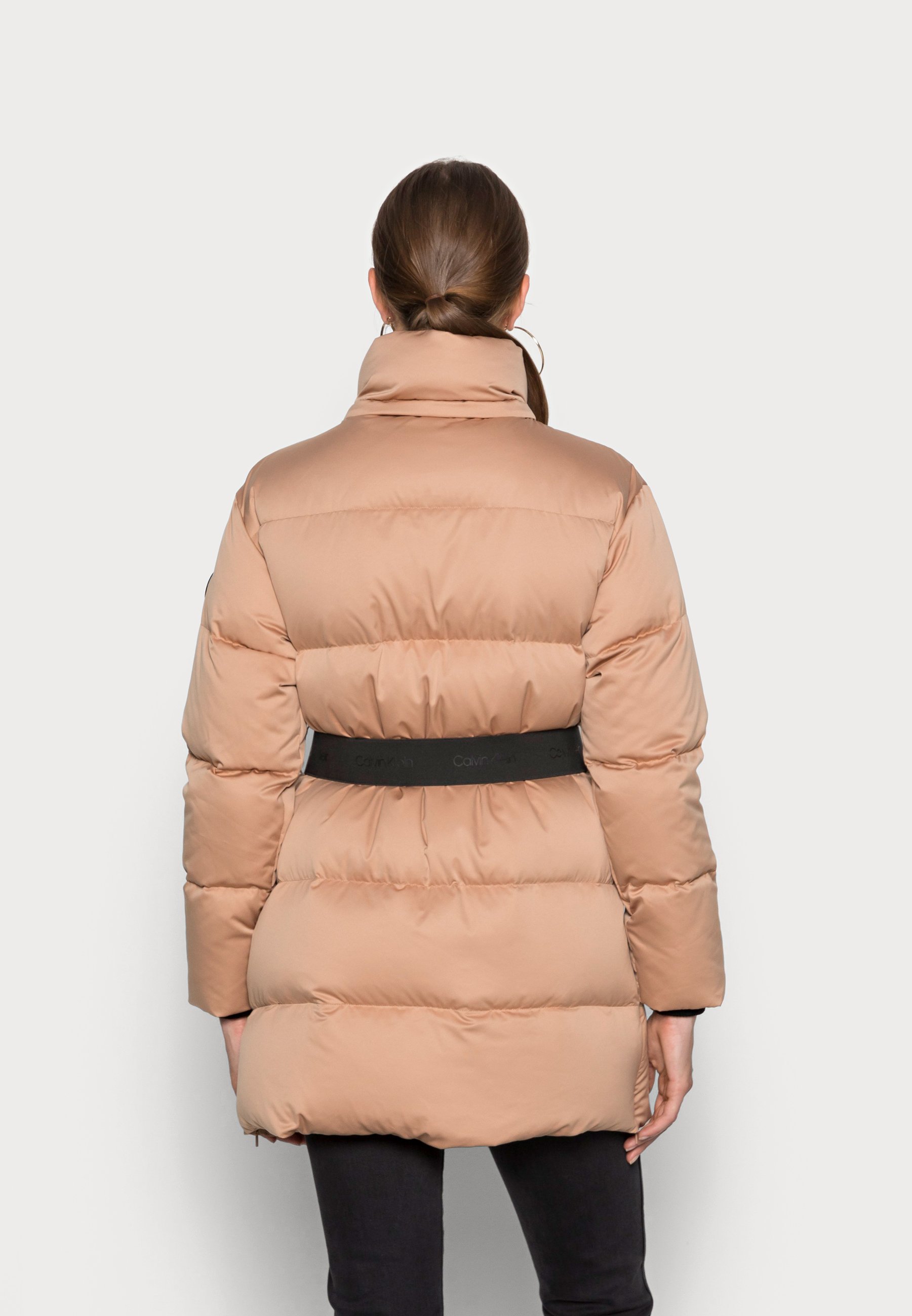 camel down coat