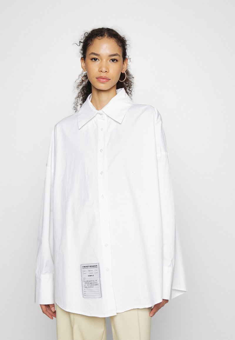 WRSTBHVR CLARA WOMEN Buttondown blouse white Zalando.de