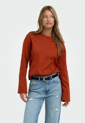 ONLY, ONLFREJA L/S WIDE SLEEVE JRS NOOS - Langærmet T-shirt - picante