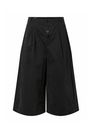 YAS, CULOTTES YASCASI HW WIDE - Pantaloni - black