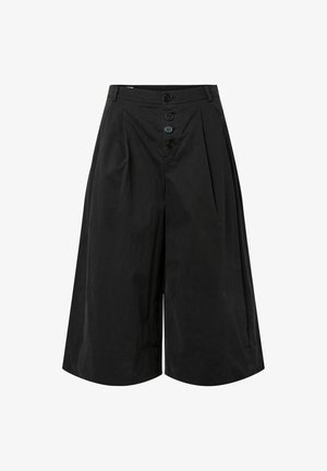 YAS, CULOTTES YASCASI HW WIDE - Pantaloni - black