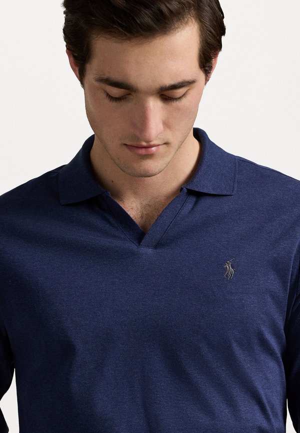 CUSTOM SLIM SOFT COTTON POLO SHIRT - Long sleeved top3