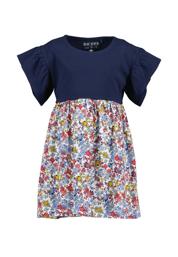 FLOWER - Jerseykleid - ultramarin