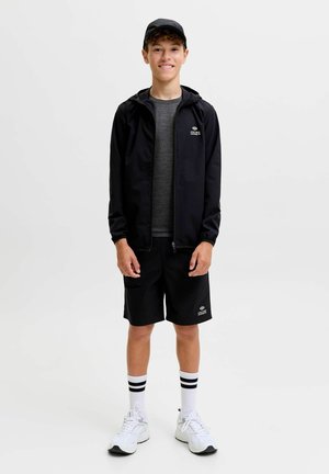 Jack & Jones Junior, T-SHIRT BADGE T-SHIRT JUNIOR - T-Shirt basic - black