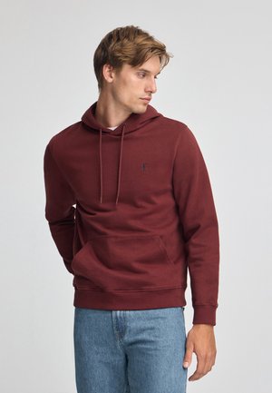 Kapuzenpullover - garnet