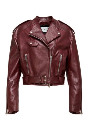 VSP RUBY - Veste en cuir - bordeaux