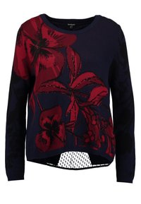 Desigual Stickad tröja - dark blue