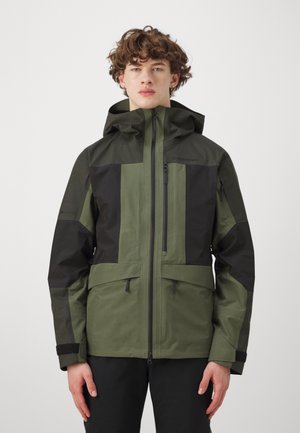 Peak Performance GRAVITY GORETEX  JACKET - Chaqueta de esquí - olive extreme/offblack/pine needle