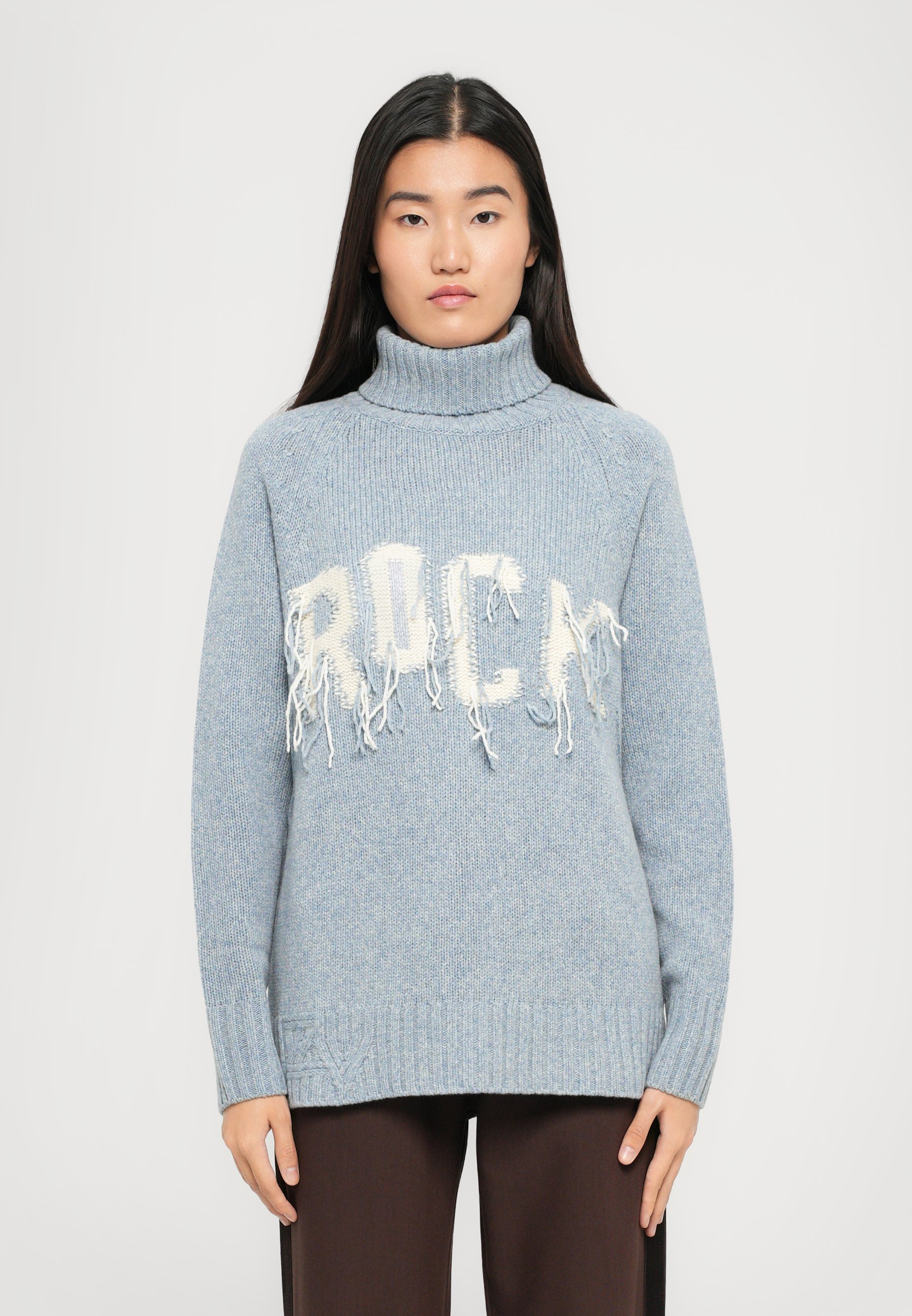 Zadig & Voltaire MORA WE LOVE - Jumper - light blue - Zalando