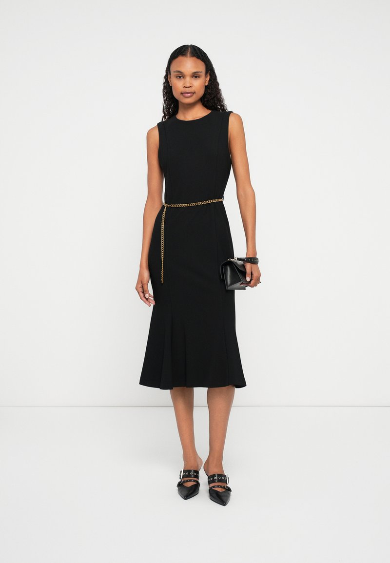 MARCIANO BY GUESS LIA CREW NECK FLARE DRESS - Day dress - jet black/black -  Zalando.co.uk