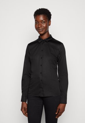 CATE  - Button-down blouse - jet black