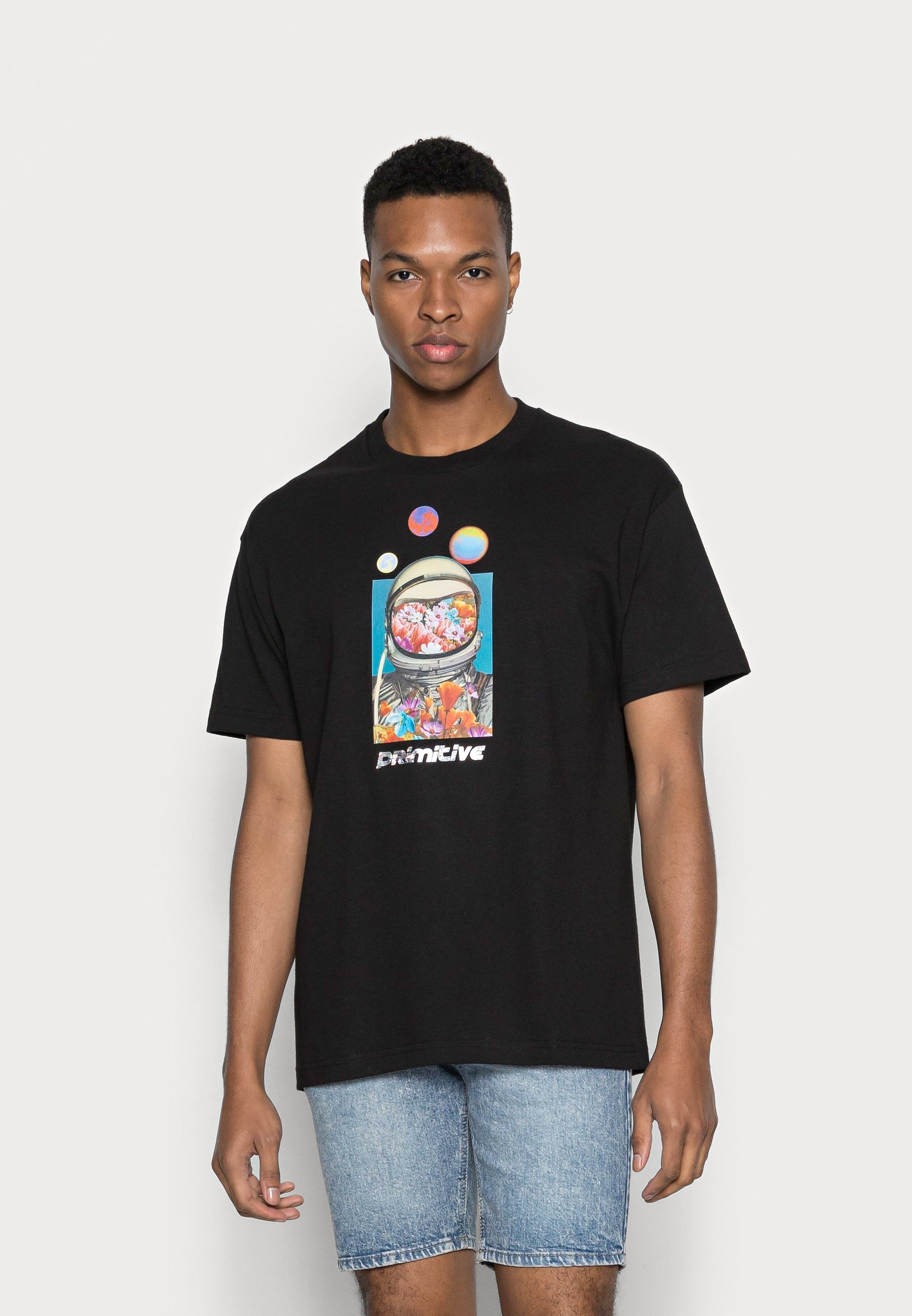 Primitive CONTACT TEE - T-shirt print - black/zwart - Zalando.nl