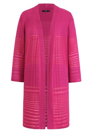 Ivko STRUCTURE PATTERN - Chaqueta de punto - magenta