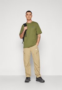 The North Face VONNAN GRAPHIC TEE - Tričko s potlačou - terrarium green/anthrqacite grey/antique moss green/lime citrus