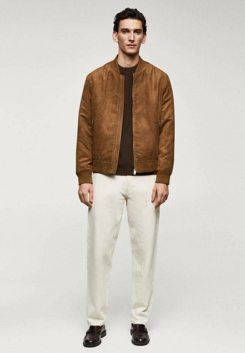 Mango BERO - Kunstlederjacke - cognac - Zalando.de 