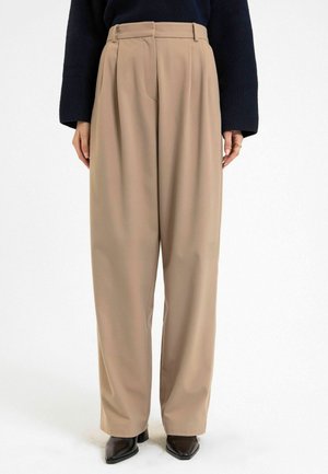 HIGH WAIST - Pantalon classique - beige