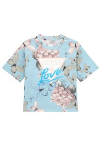 Non selezionato, blumenmuster hell blau